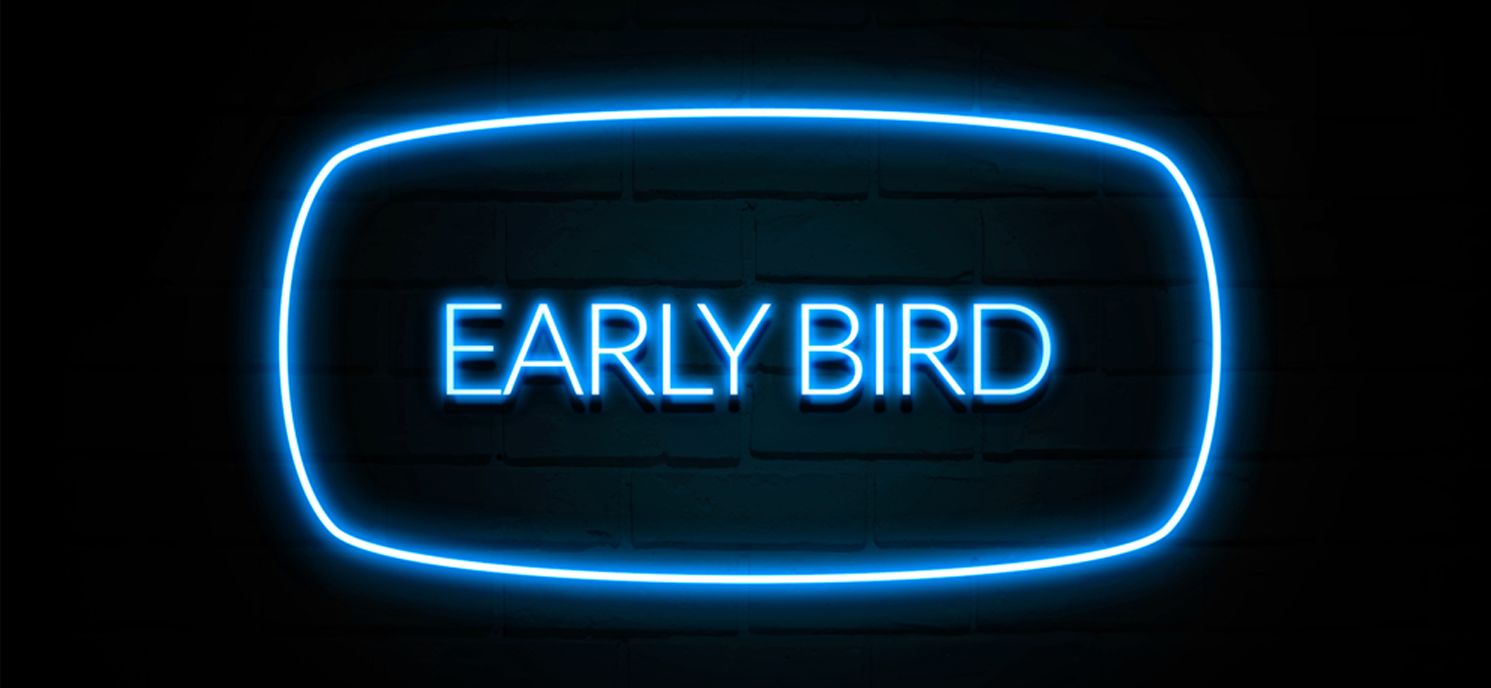 Are you an Early Bird? Ticket sales NCC starts on October 1rst